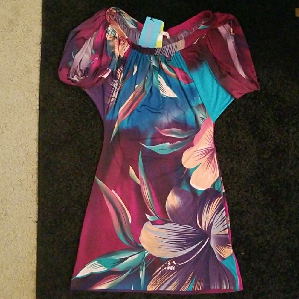 Hawaiian themed party dress
